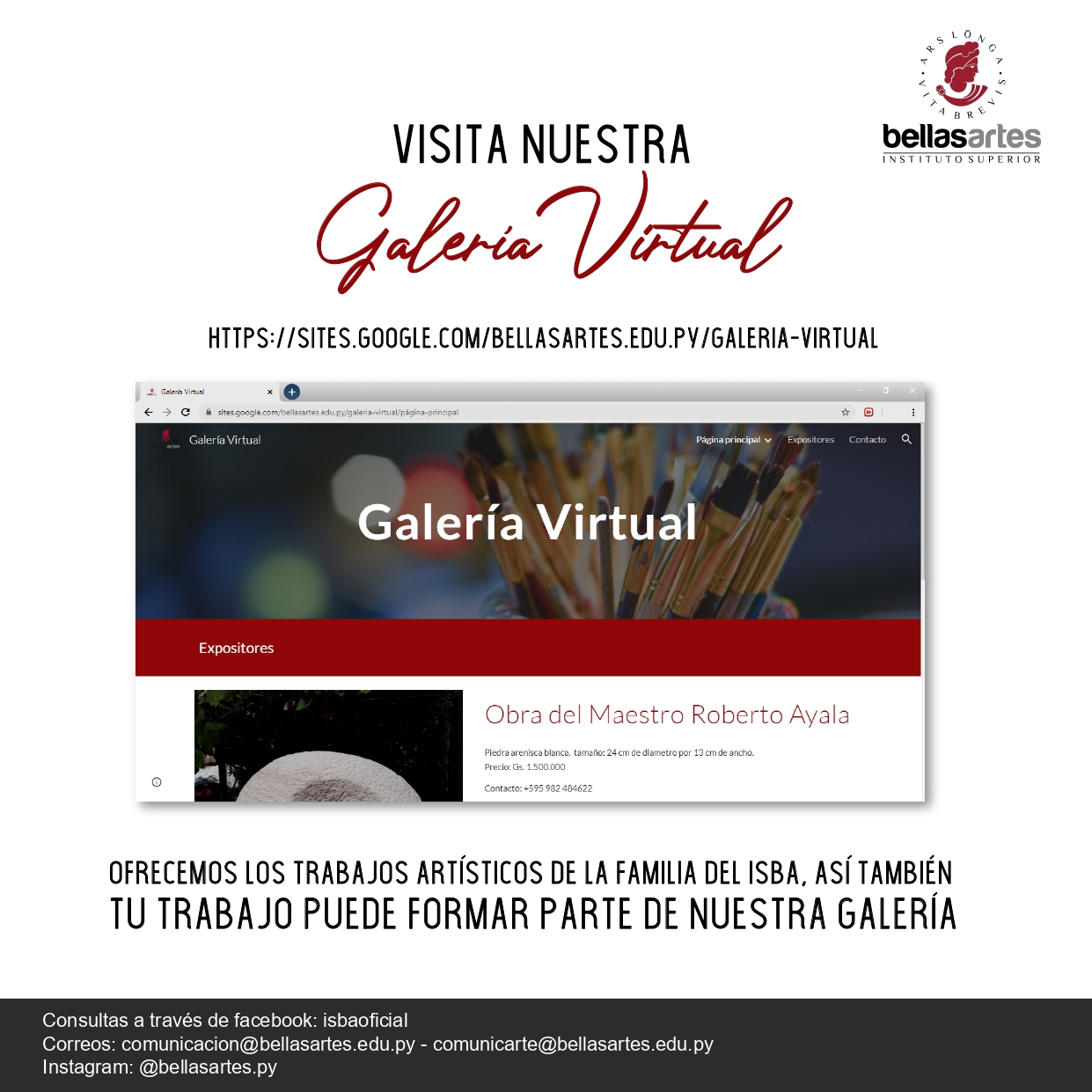 flyer galeria virtual