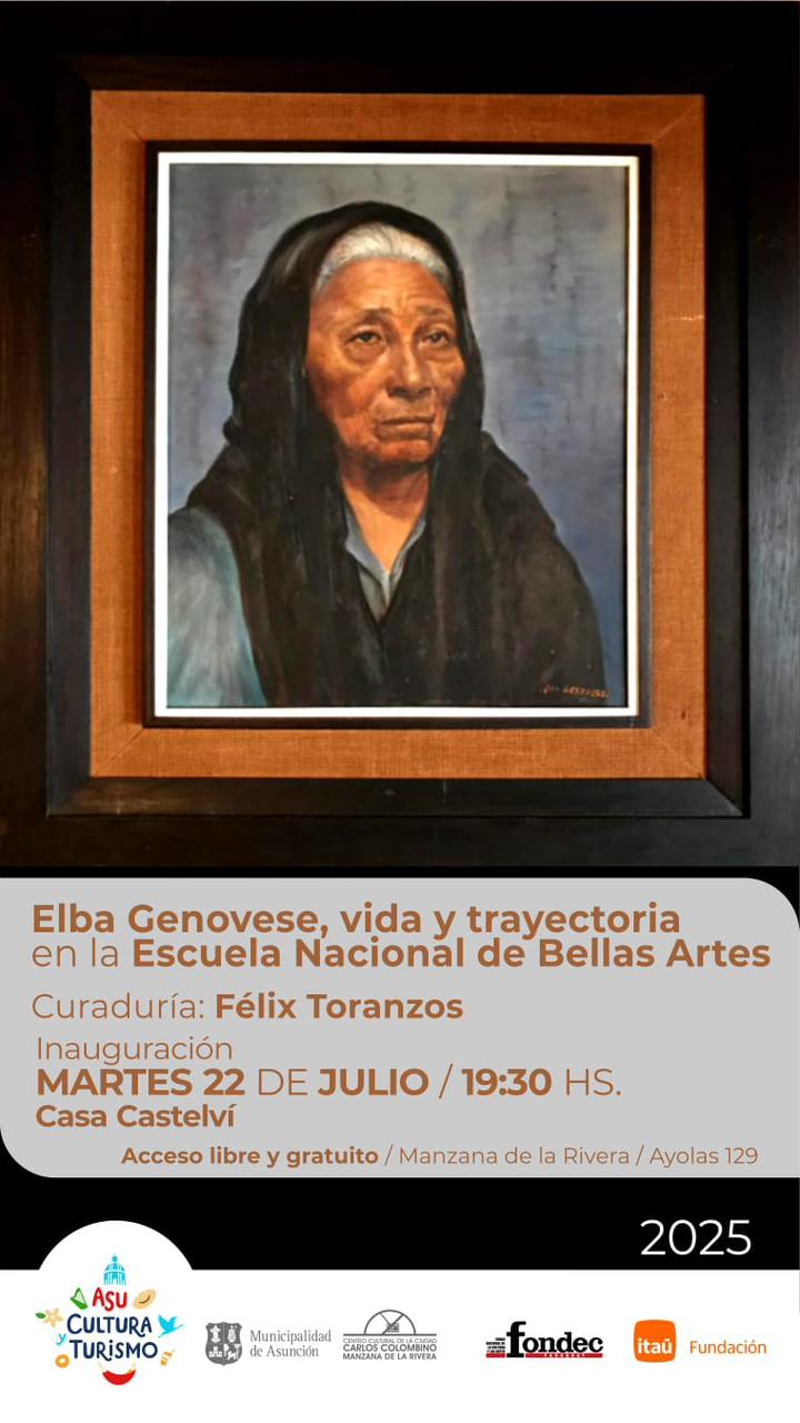 Exposición de Obras. Elba Genovese, vida y trayectoria en la Escuela Nacional de Bellas Artes en la casa CASTELVI.